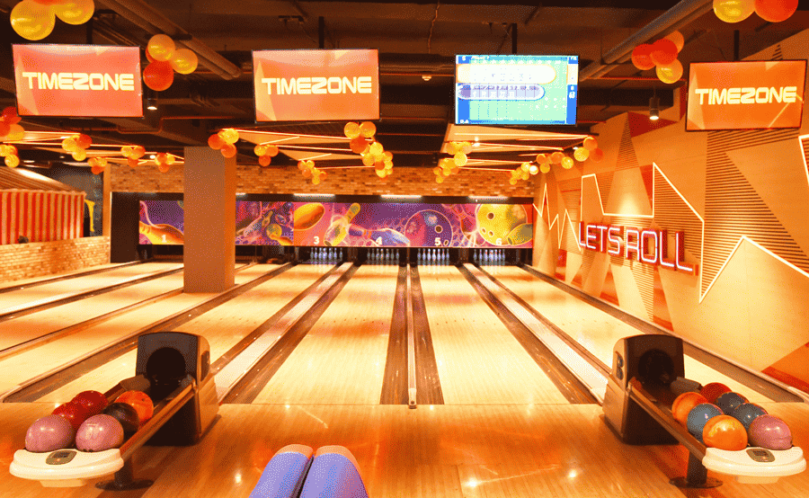 Bowling in Ambience Mall Gurgaon